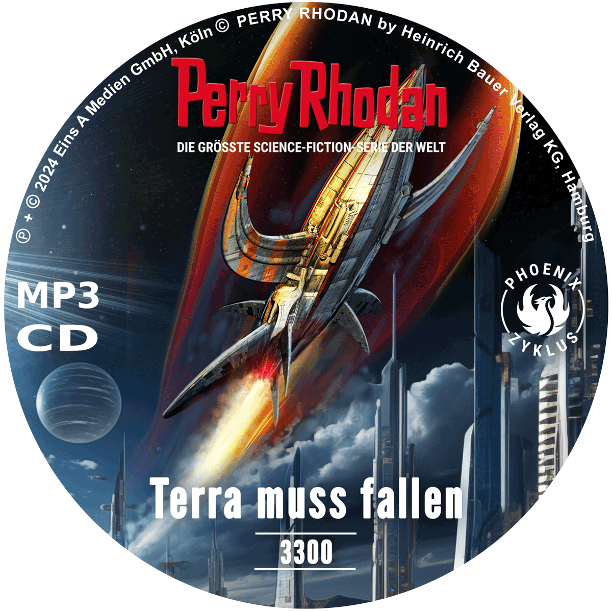 PERRY RHODAN Nr. 3300: Terra muss fallen! (MP3-CD) PERRY RHODAN Nr. 3300: Terra muss fallen! (MP3-CD)