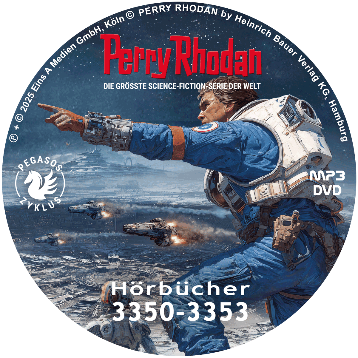PERRY RHODAN MP3-DVD 3350-3353