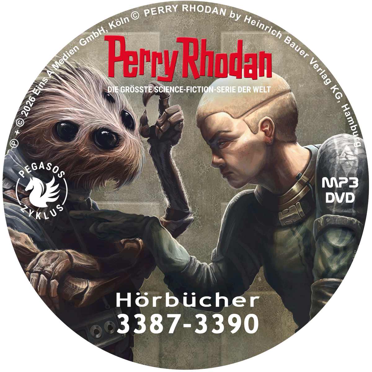 PERRY RHODAN MP3-DVD 3387-3390
