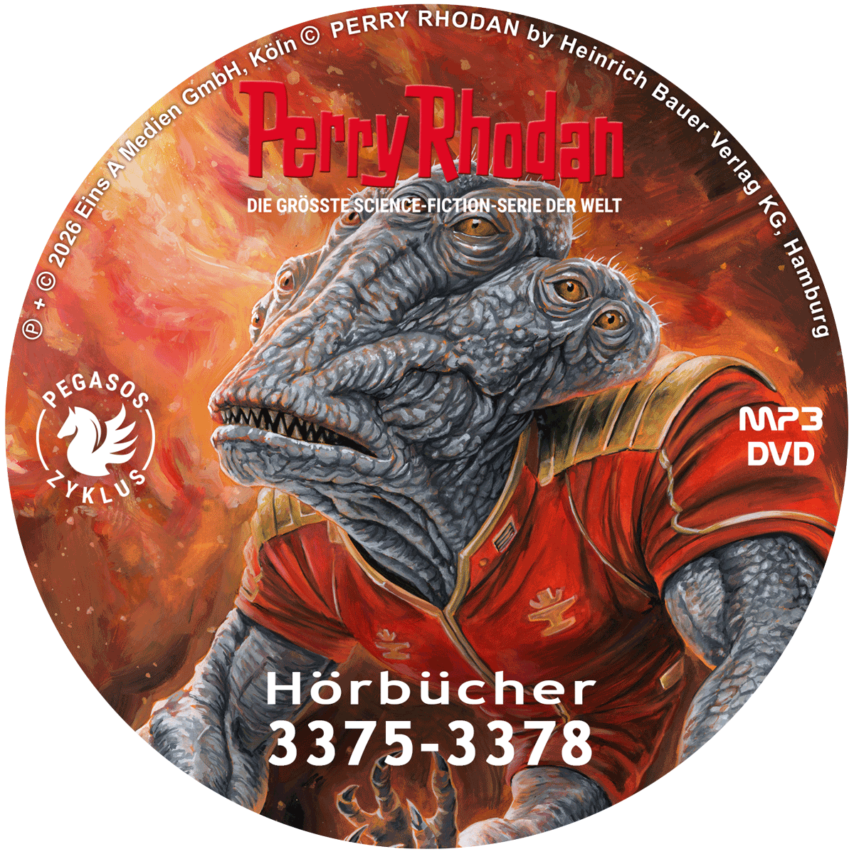 PERRY RHODAN MP3-DVD 3375-3378
