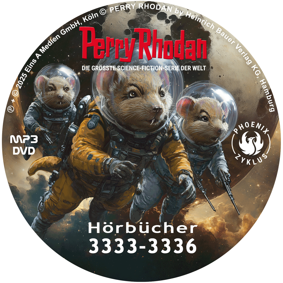PERRY RHODAN MP3-DVD 3333-3336 PERRY RHODAN MP3-DVD 3333-3336