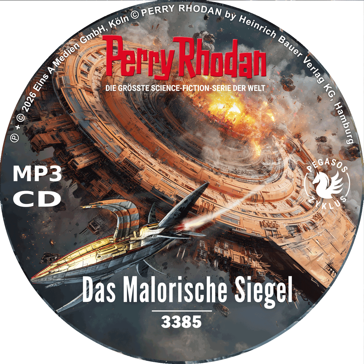 PERRY RHODAN Nr. 3385: Das Malorische Siegel (MP3-CD)