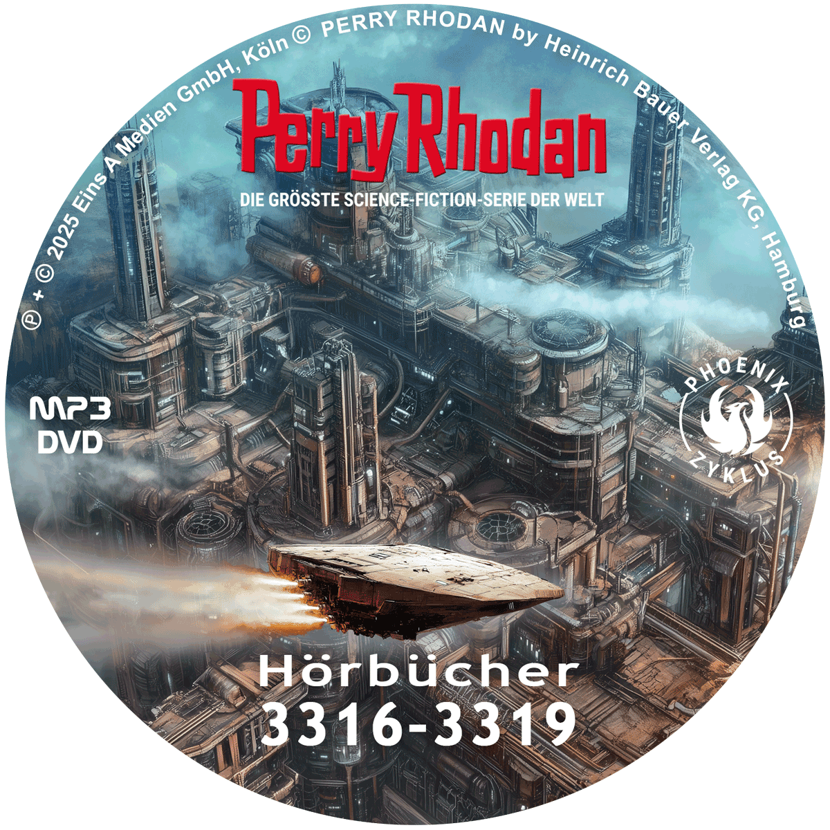 PERRY RHODAN MP3-DVD 3316-3319 PERRY RHODAN MP3-DVD 3316-3319