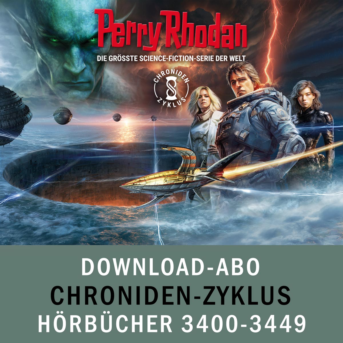 PERRY RHODAN 3400-3449 Chroniden-Zyklus (Download-Abo)
