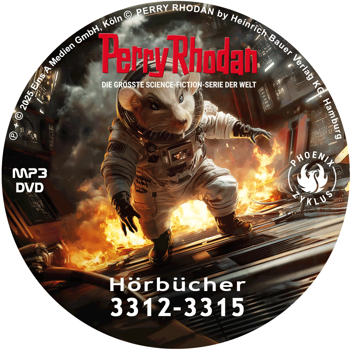 PERRY RHODAN MP3-DVD 3312-3315 PERRY RHODAN MP3-DVD 3312-3315