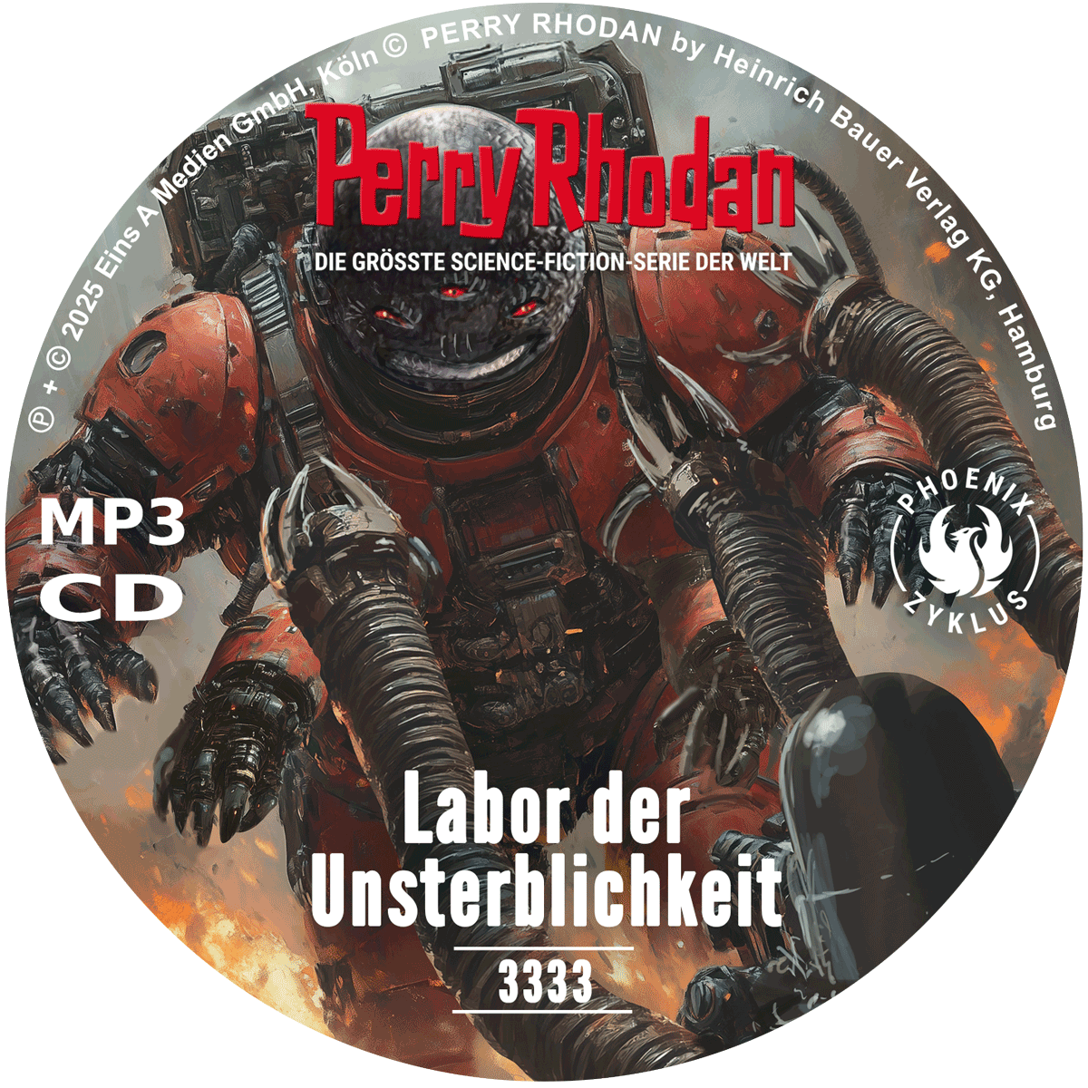 PERRY RHODAN Nr. 3333: Labor der Unsterblichkeit (MP3-CD) PERRY RHODAN Nr. 3333: Labor der Unsterblichkeit (MP3-CD)