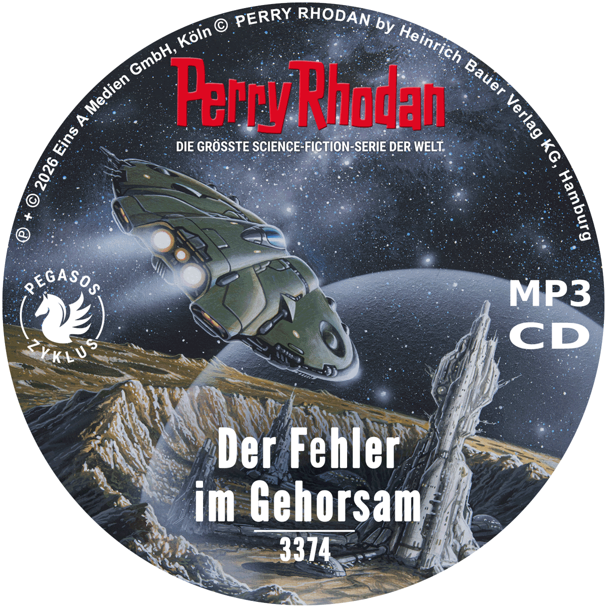 PERRY RHODAN Nr. 3374: Der Fehler im Gehorsam (MP3-CD)