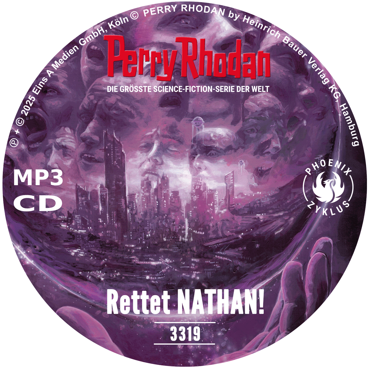 PERRY RHODAN Nr. 3319: Rettet NATHAN! (MP3-CD) PERRY RHODAN Nr. 3319: Rettet NATHAN! (MP3-CD)