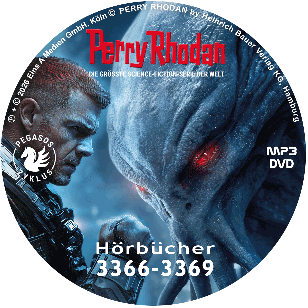 PERRY RHODAN MP3-DVD 3366-3369