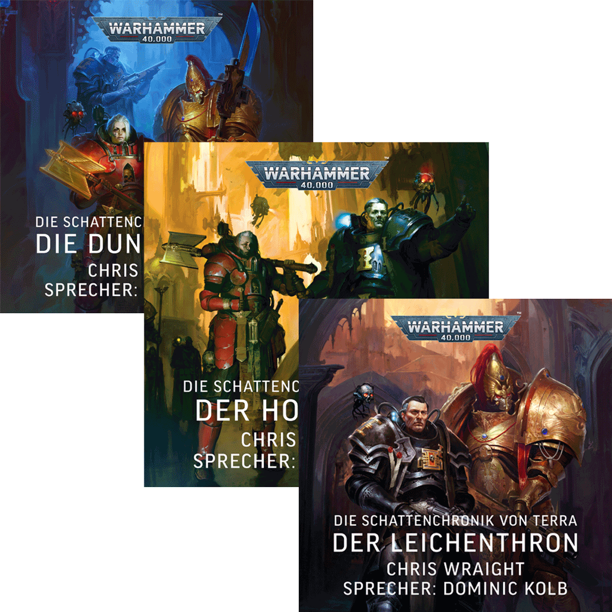 Warhammer 40.000: Die Schattenchronik von Terra 1 - 3 (Hörbuch-Download-Abo)