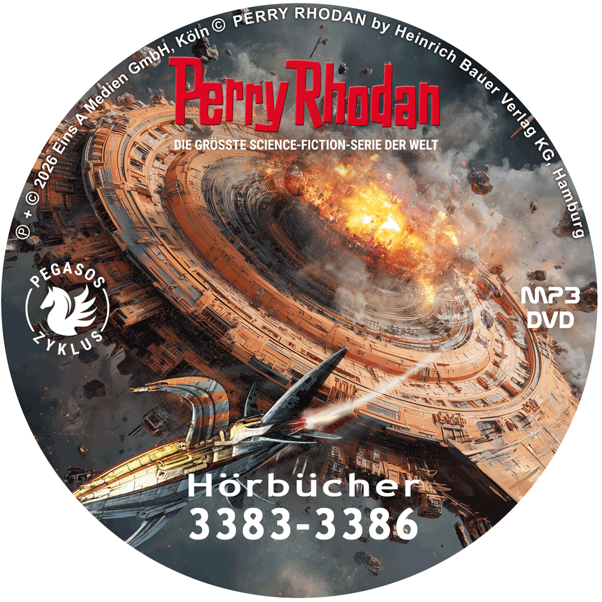 PERRY RHODAN MP3-DVD 3383-3386