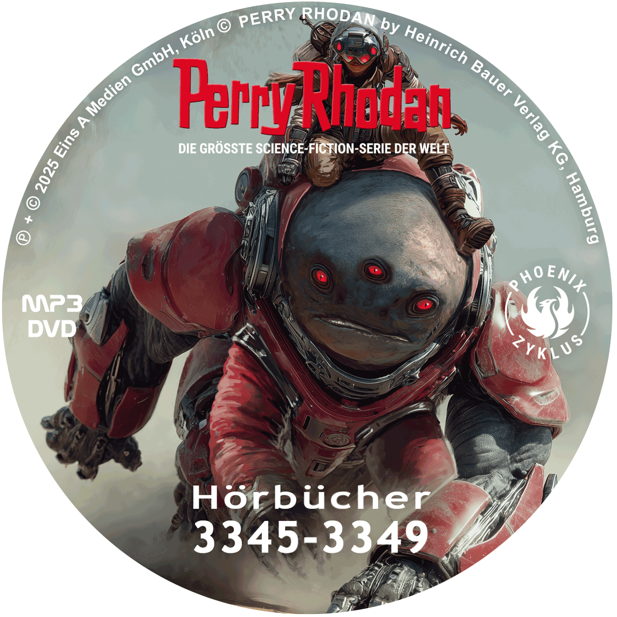 PERRY RHODAN MP3-DVD 3345-3349