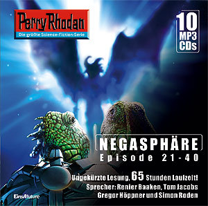 Perry Rhodan Negasphäre-Zyklus 21-40 (Sammelbox 10 MP3-CDs)