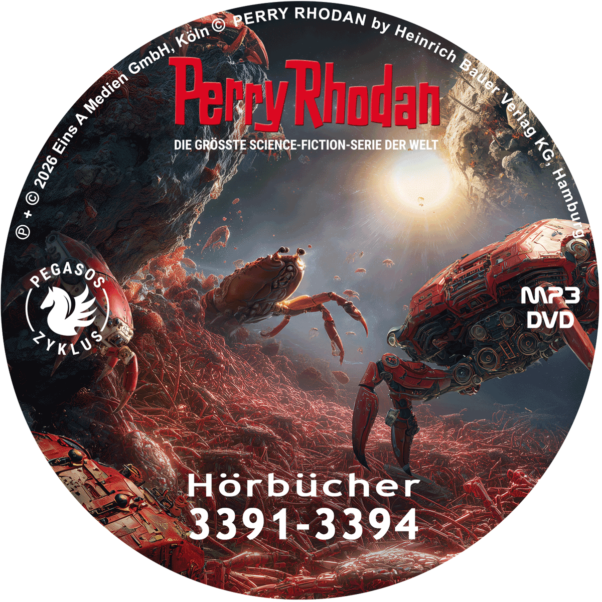 PERRY RHODAN MP3-DVD 3391-3394