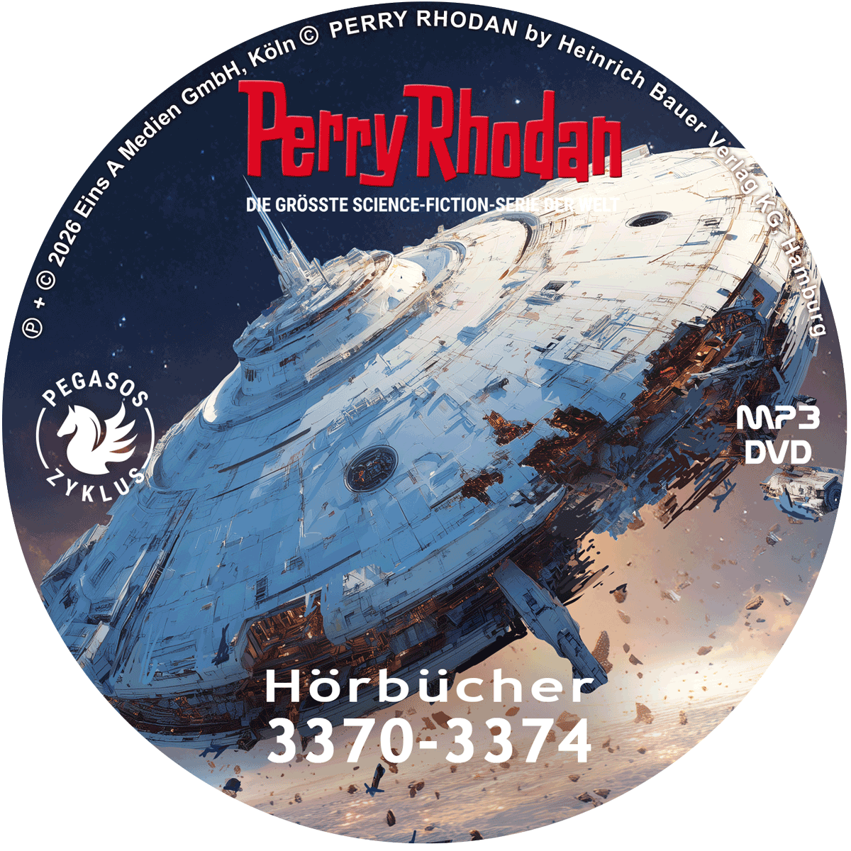 PERRY RHODAN MP3-DVD 3370-3374