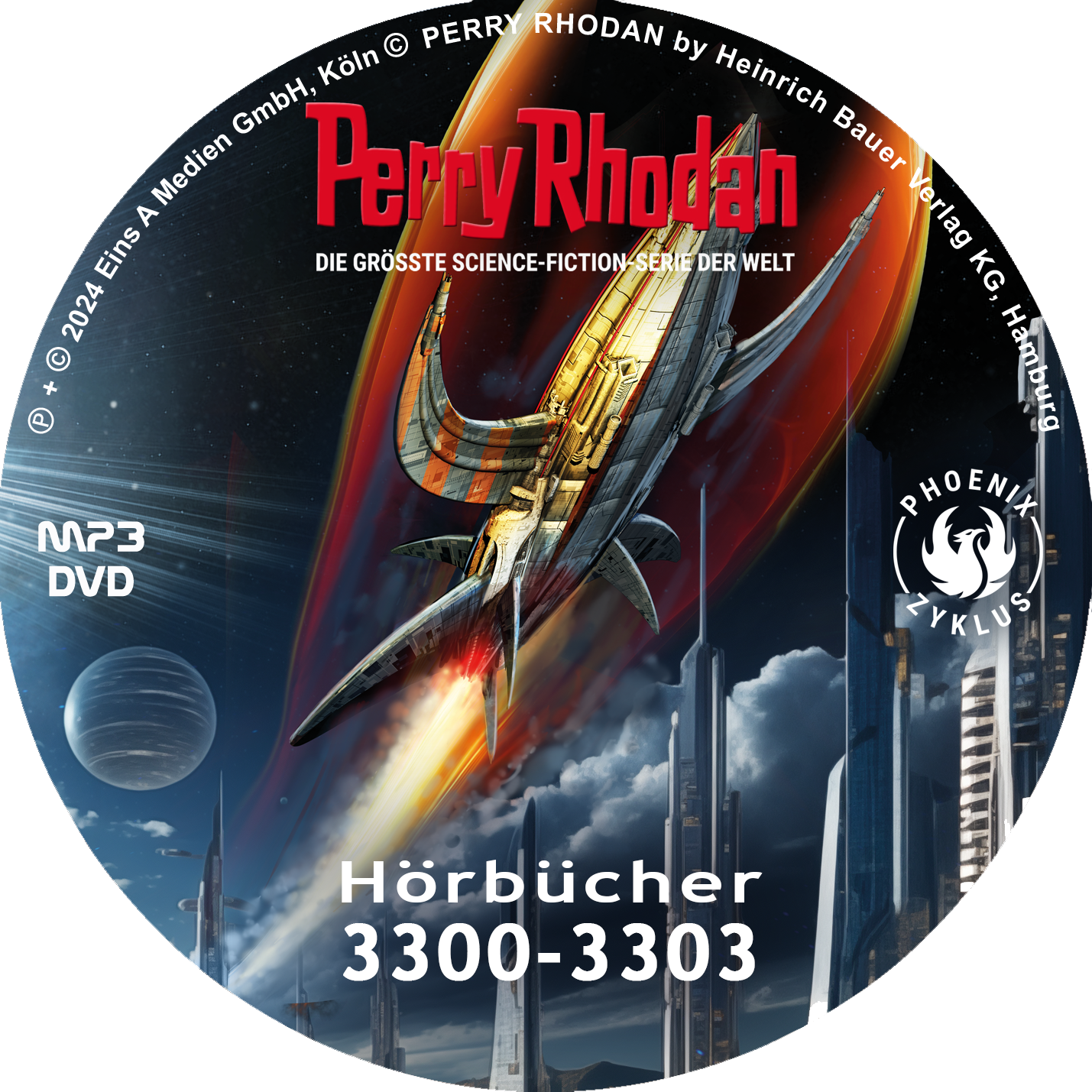 PERRY RHODAN MP3-DVD 3300-3303 PERRY RHODAN MP3-DVD 3300-3303