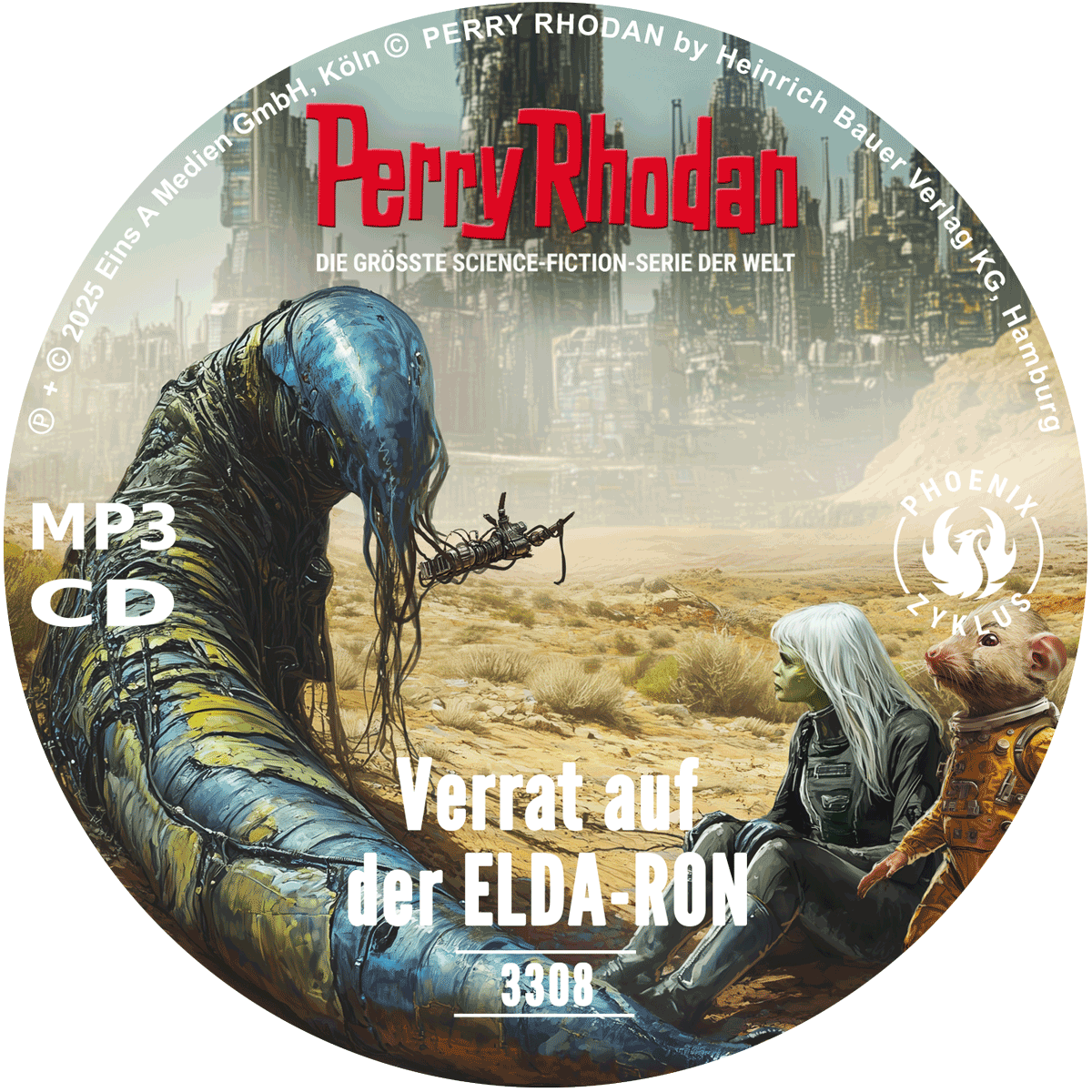 PERRY RHODAN Nr. 3308: Verrat auf der ELDA-RON (MP3-CD) PERRY RHODAN Nr. 3308: Verrat auf der ELDA-RON (MP3-CD)