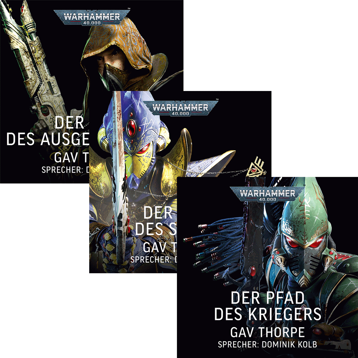 Warhammer 40.000: Pfad der Aeldari 1-3 (Hörbuch-Download-Abo)