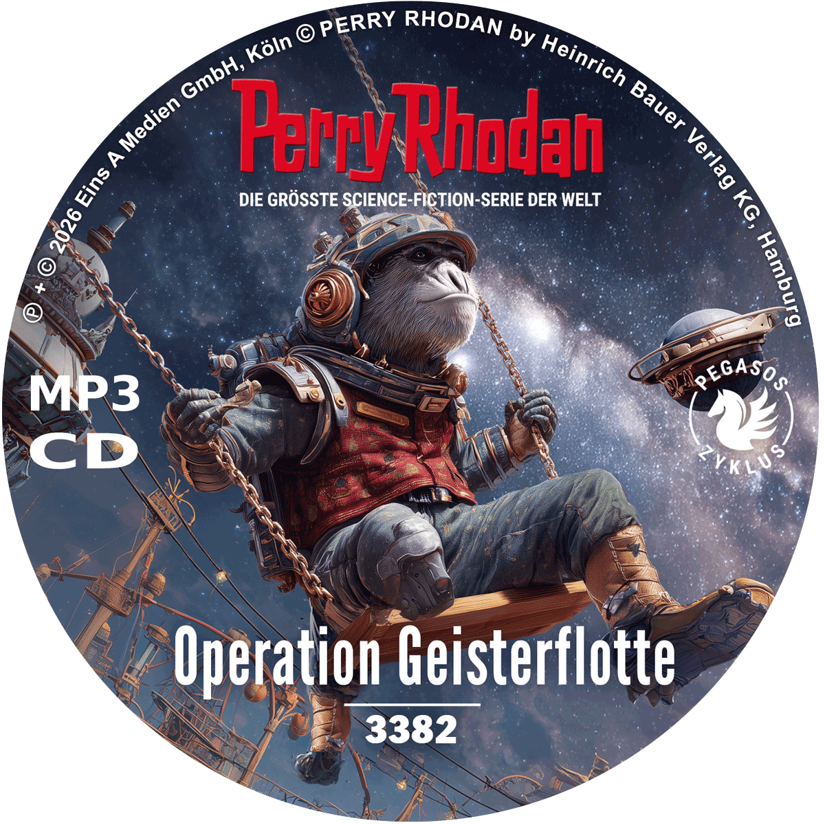 PERRY RHODAN Nr. 3382: Operation Geisterflotte (MP3-CD)