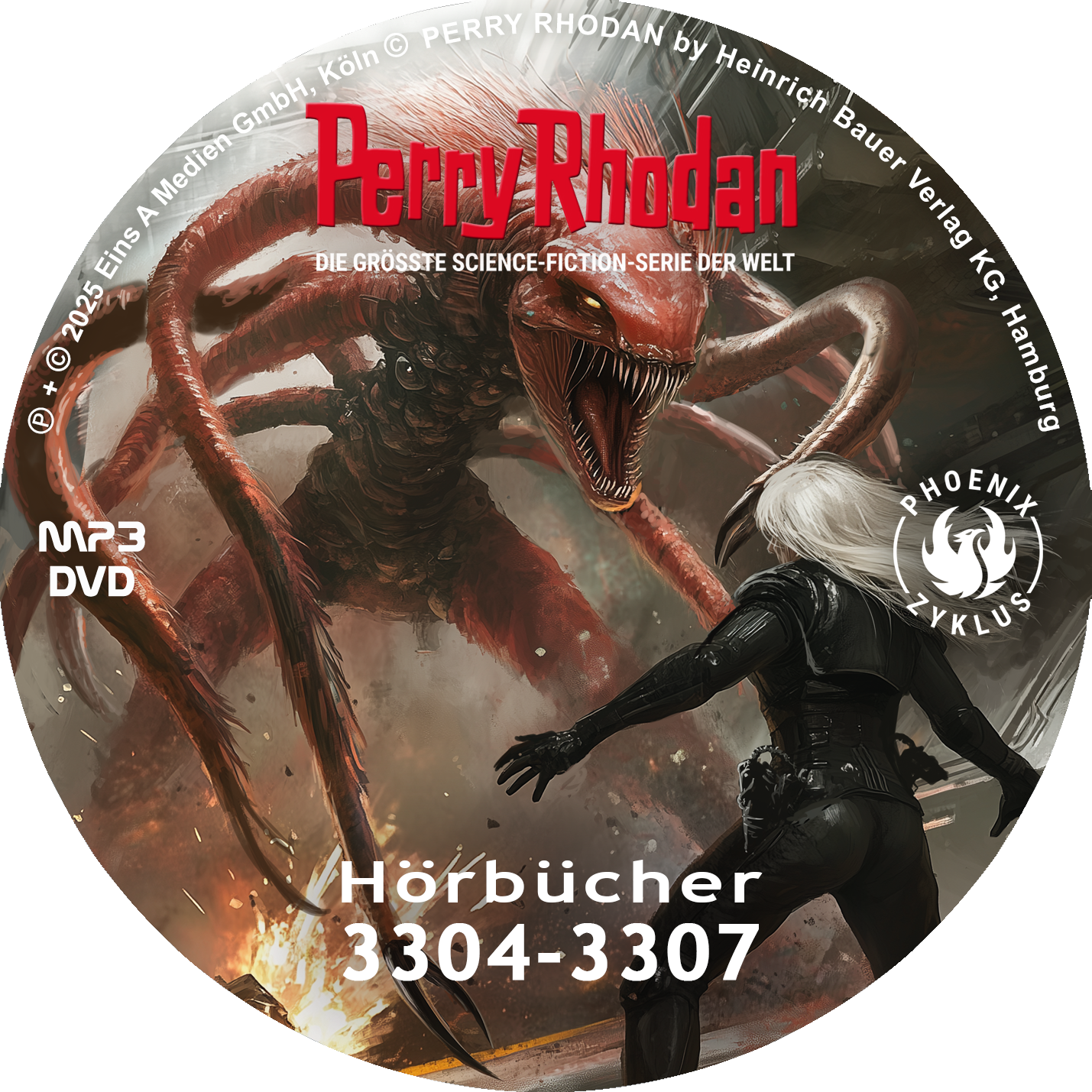 Perry Rhodan MP3-DVD 3304-3307