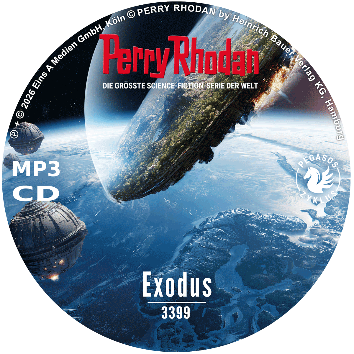 PERRY RHODAN Nr. 3399: Exodus (MP3-CD)