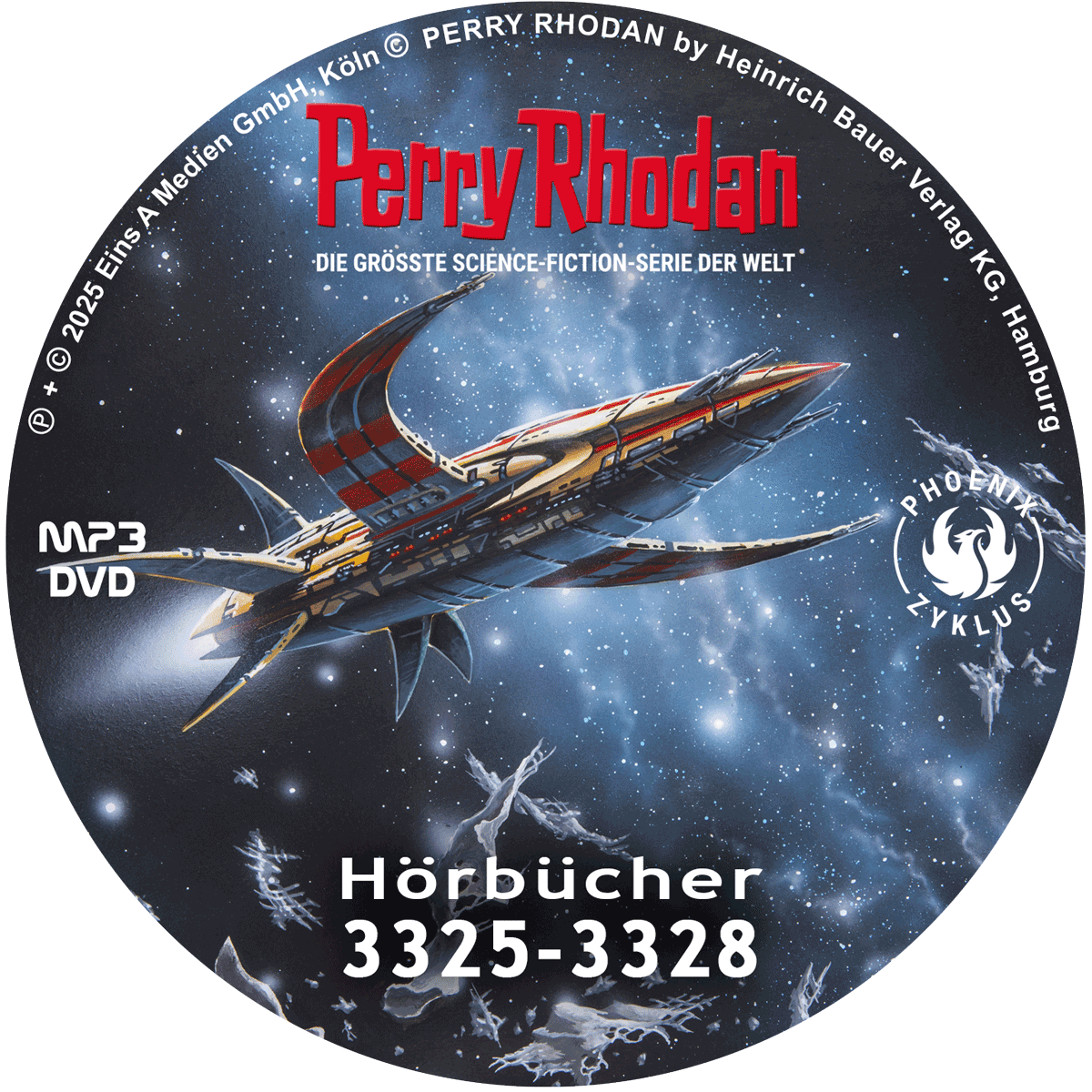 PERRY RHODAN MP3-DVD 3325-3328