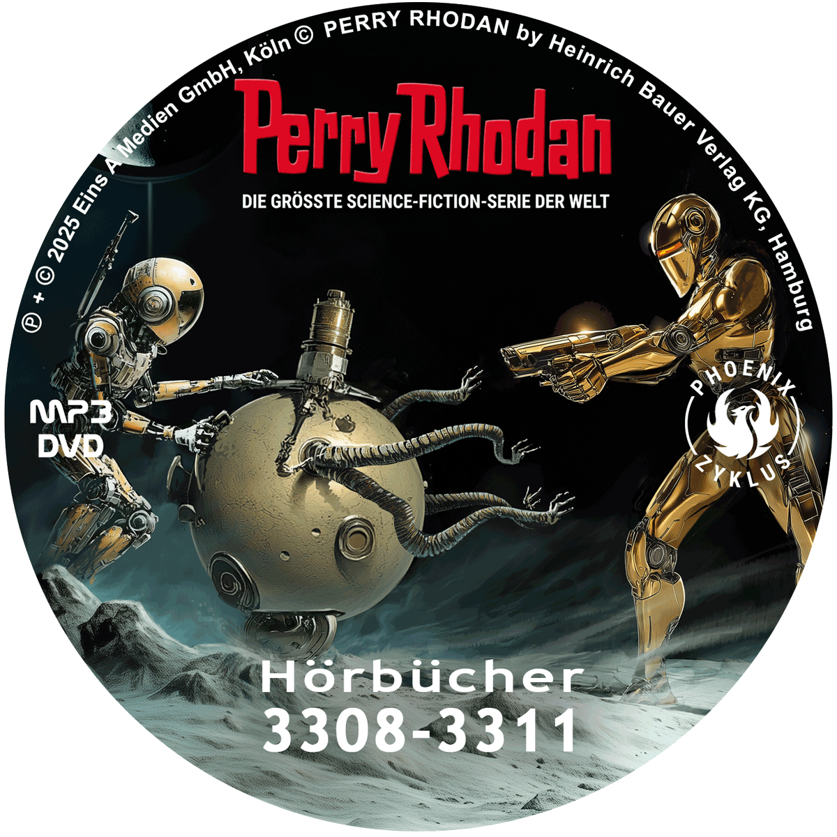 PERRY RHODAN MP3-DVD 3308-3311 PERRY RHODAN MP3-DVD 3308-3311